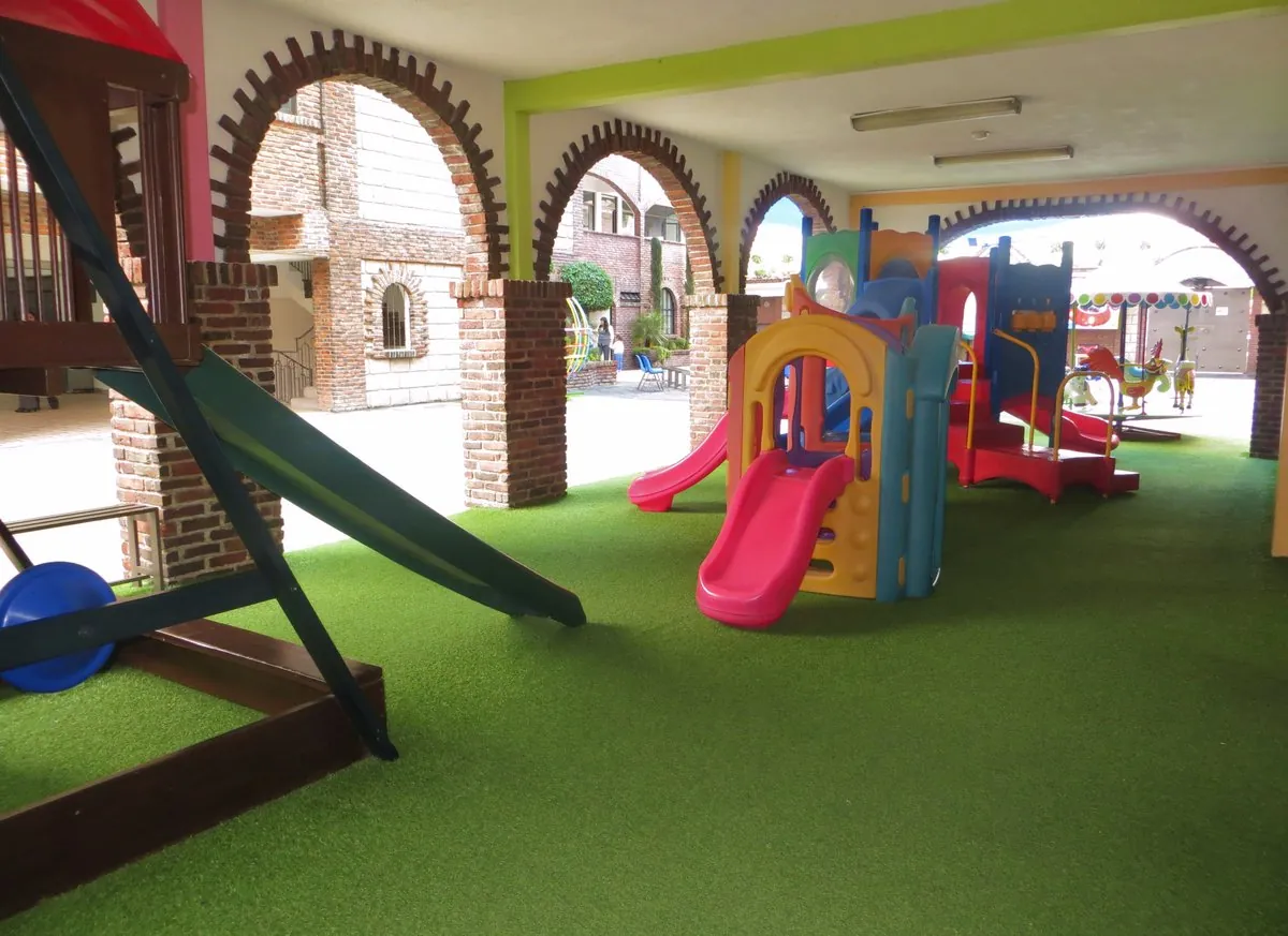 Área de juegos del kinder